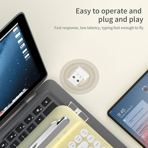 Typewriter Wireless Keyboard - Picture 9 of 13